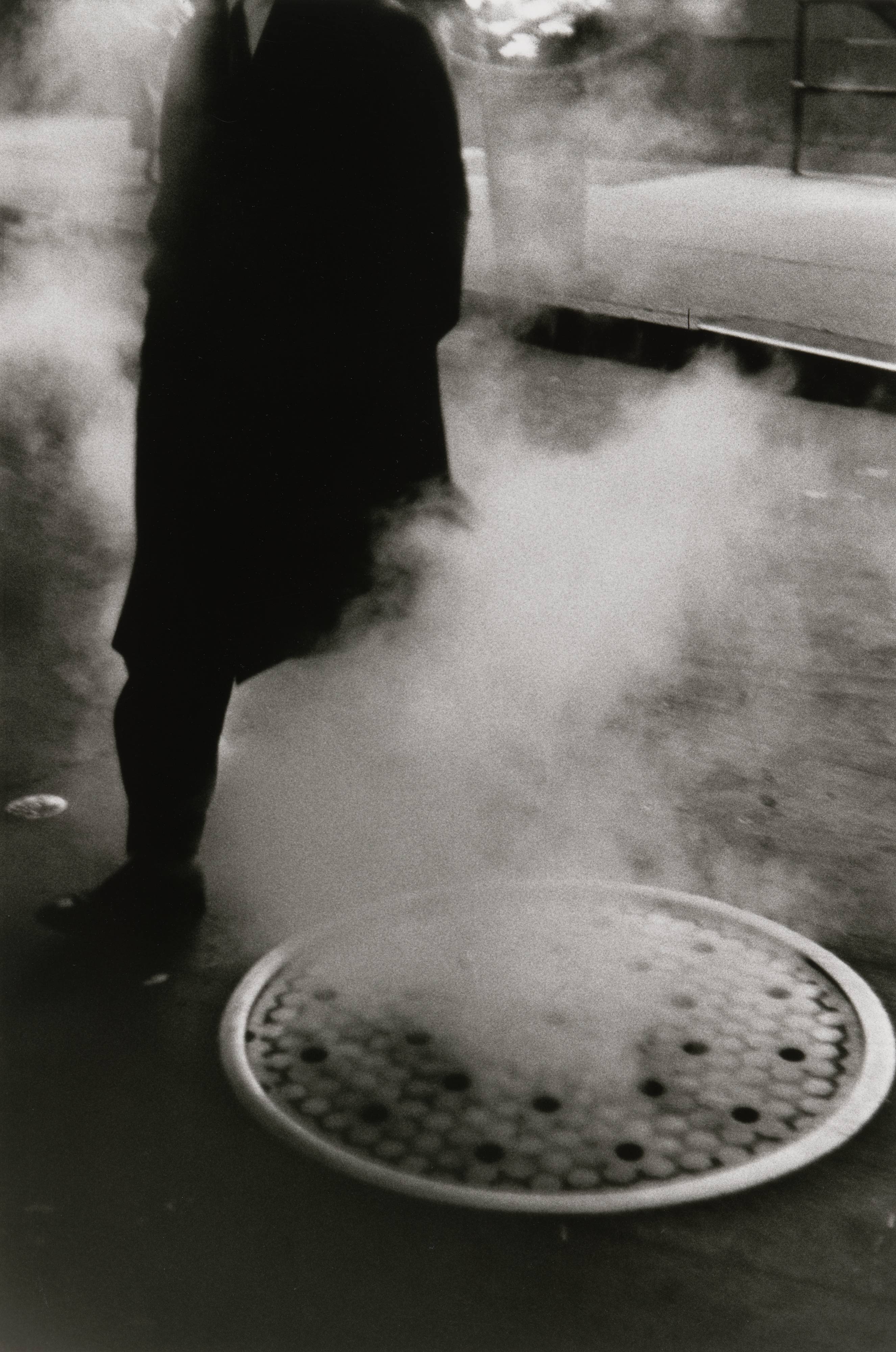 Louis Stettner Manhole Times Square New York 1954 SFMOMA