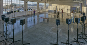 The Forty Part Motet installed at Fort Mason Center