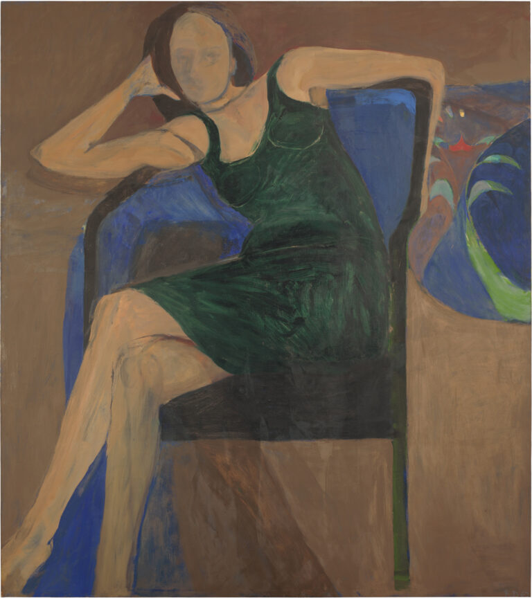 Artwork image, Richard Diebenkorn's Seated Woman