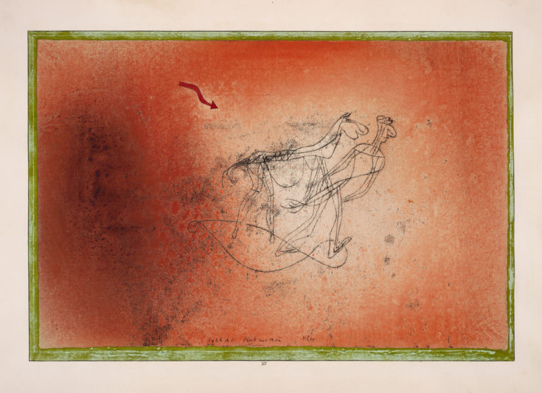 Artwork image, Paul Klee's Pferd und Mann
