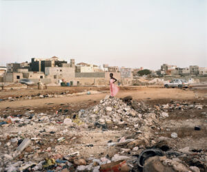 Artwork image, Jim Goldberg Girl in Pink Dress, Senegal