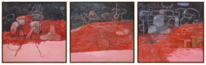 Artwork image,  Philip Guston, Red Sea; The Swell; Blue Light