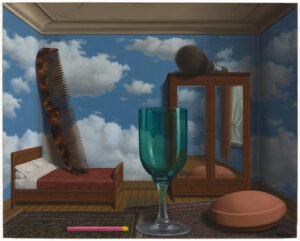 Artwork image, Rene Magritte Les valeurs personnelles (Personal Values)