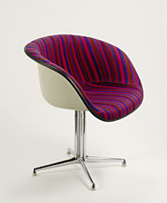 Girard, red blue and purple striped chair