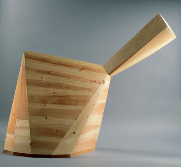 Puryear, geometric wooden sculpture