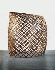 Puryear, wooden lattice sculpture