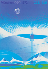 Aicher, munich 1972 olympics poster