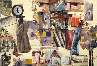 Robert Rauschenberg, painting and collage