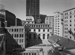 Nicholas Nixon, photograph of buildings in Boston