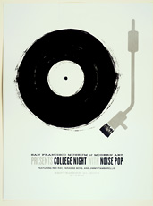 sfmoma college night with noise pop poster
