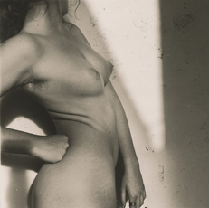 Francesca Woodman, nude self portrait