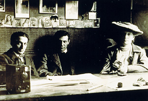 photo of Olivier, Picasso, and Rentevs in Paris