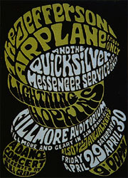 Wes WIlson Jefferson Airplane poster