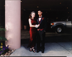 Sternfeld, young woman and man at prom