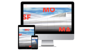SFMOMA website on various devices