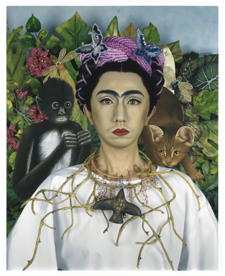 Artwork image, Yasumasa Morimura, An Inner Dialogue with Frida Kahlo (Collar of Thorns)