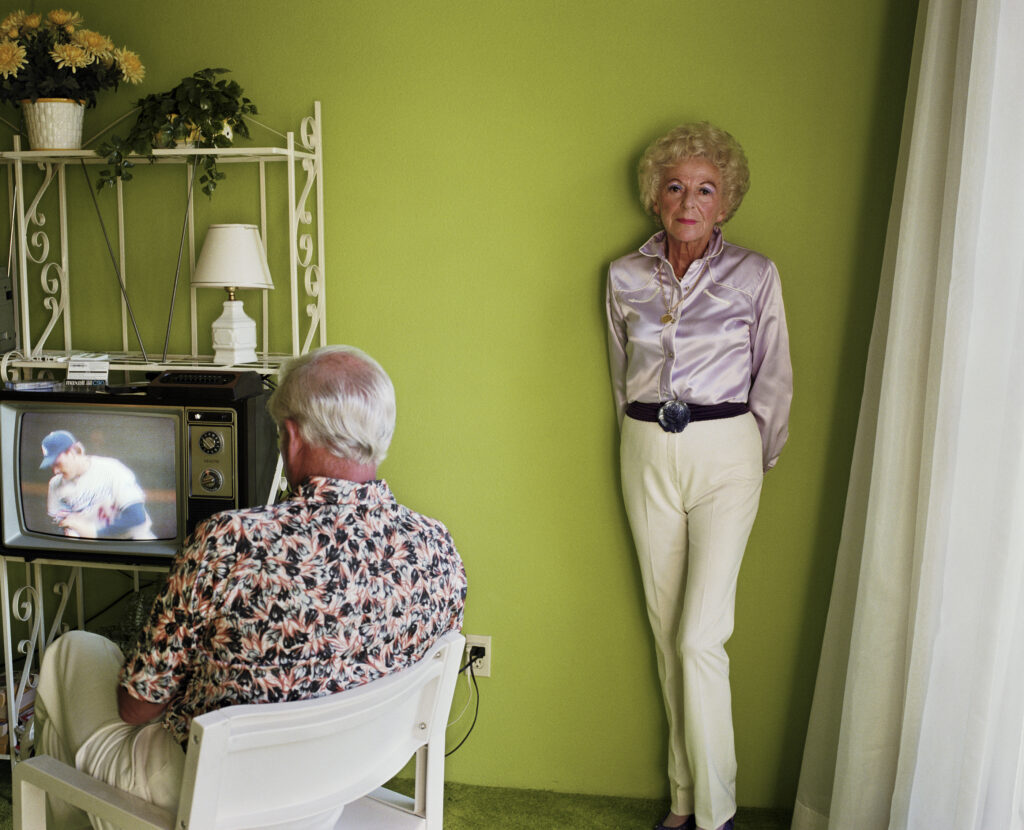 Artwork image, Larry Sultan, My Mother Posing for Me