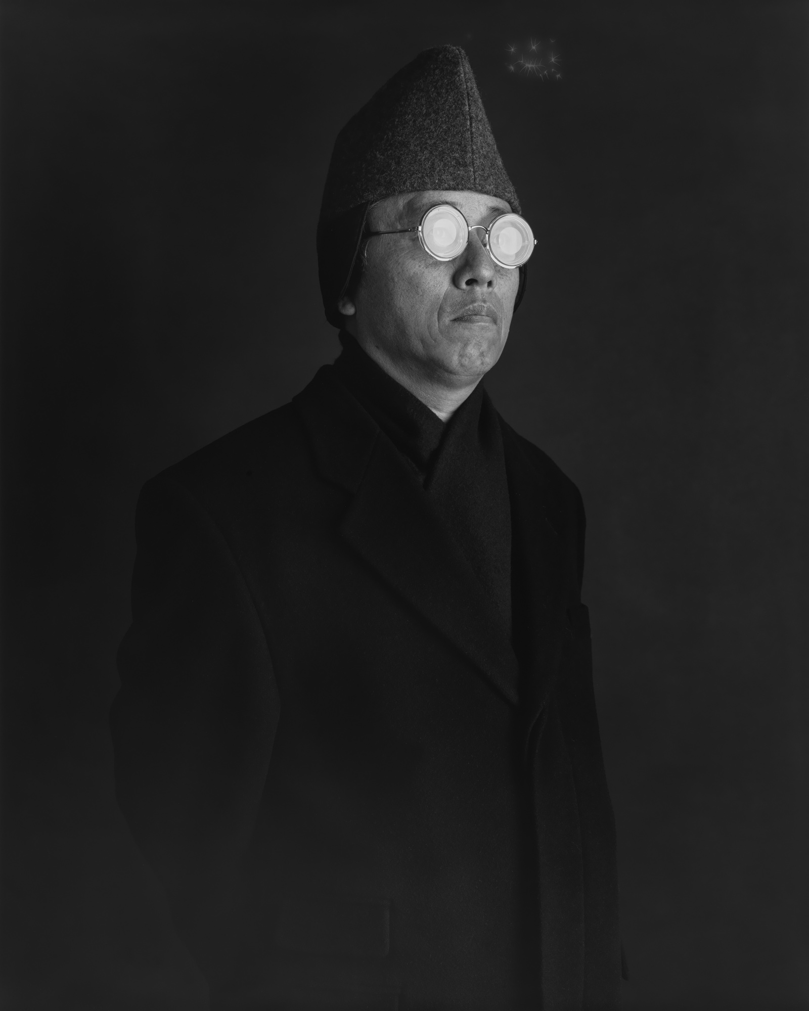 Artwork image, Hiroshi Sugimoto, Distorted Wuniversal Vision (Self-Portrait)