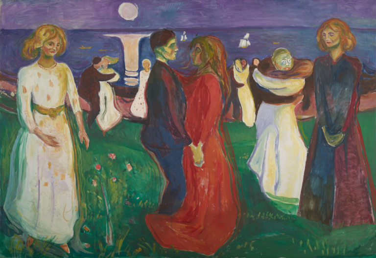 Artwork image, ​Edvard Munch, Livets dans (The Dance of Life)