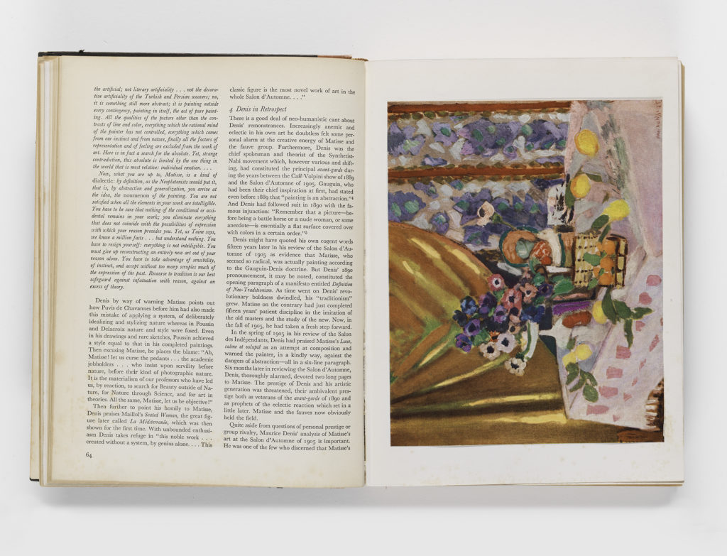 ​Alfred Barr, ​Matisse: His Art and His Public​, 1951 (pp. 64-65)