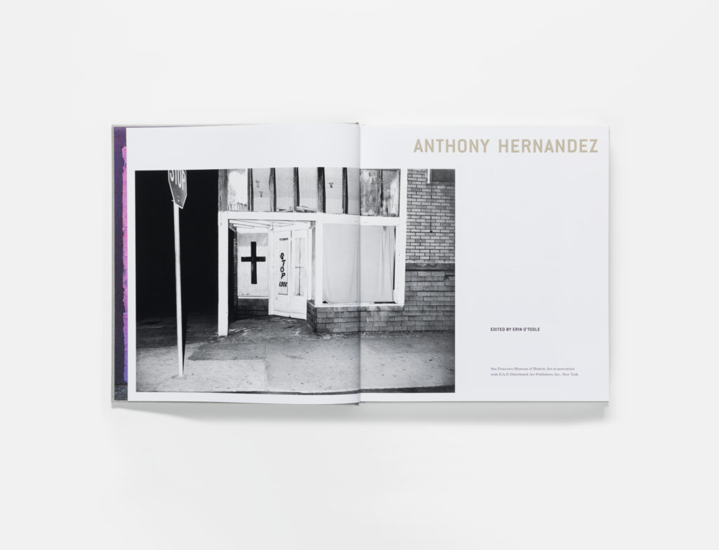 Anthony Hernandez publication spread pages 2-3