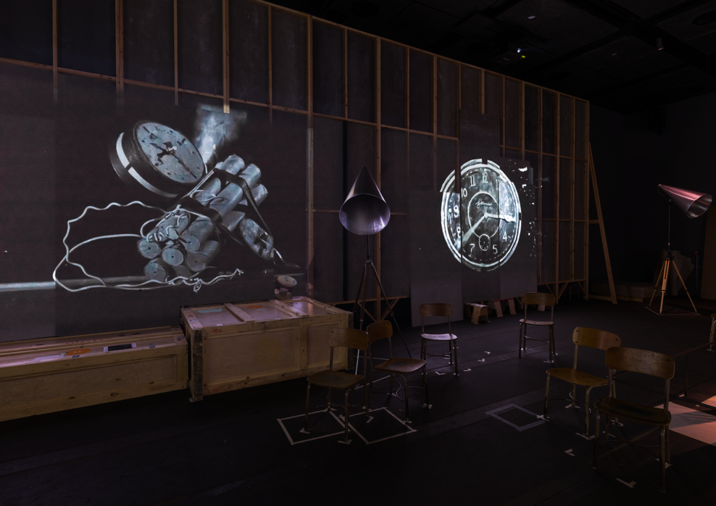 Installation view of William Kentridge, The Refusal of Time
