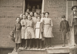 Artwork image, ​Lewis Wickes Hine, All these are workers in Sweetwater Hosiery Co.