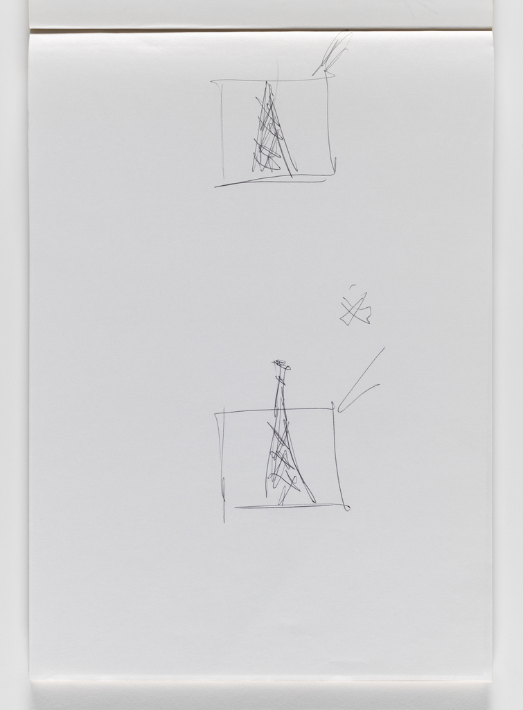 Nam June Paik, Untitled, from Untitled Notebook, 1980 page 3