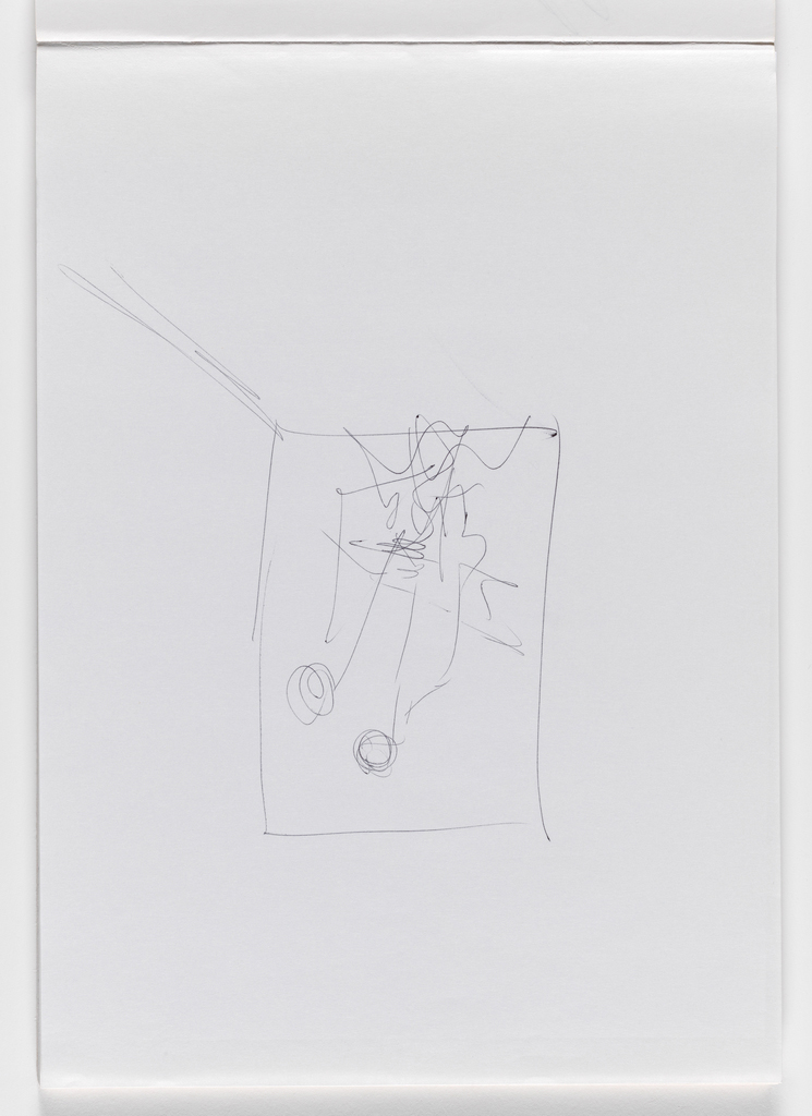 Nam June Paik, Untitled, from Untitled Notebook, 1980 page 6