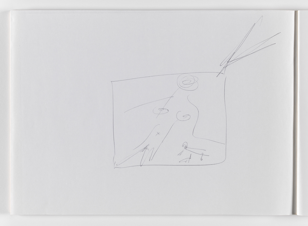 Nam June Paik, Untitled, from Untitled Notebook, 1980 page 7