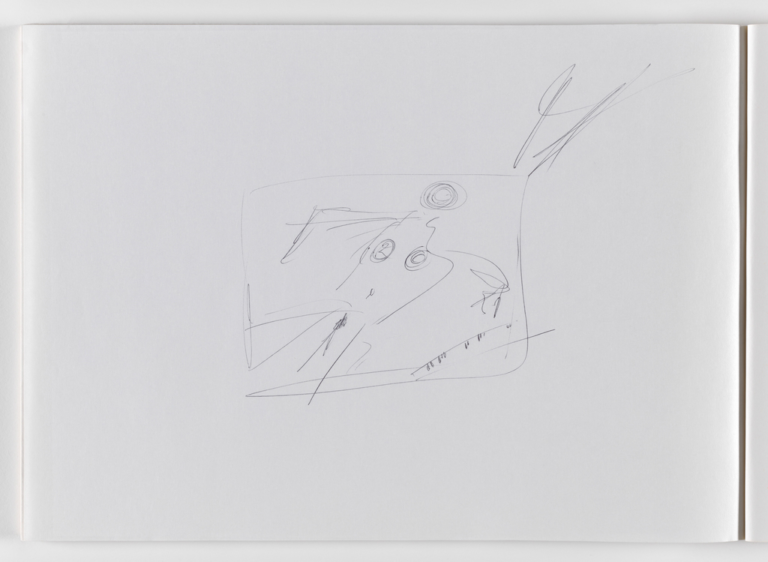 Nam June Paik, Untitled, from Untitled Notebook, 1980 page 8