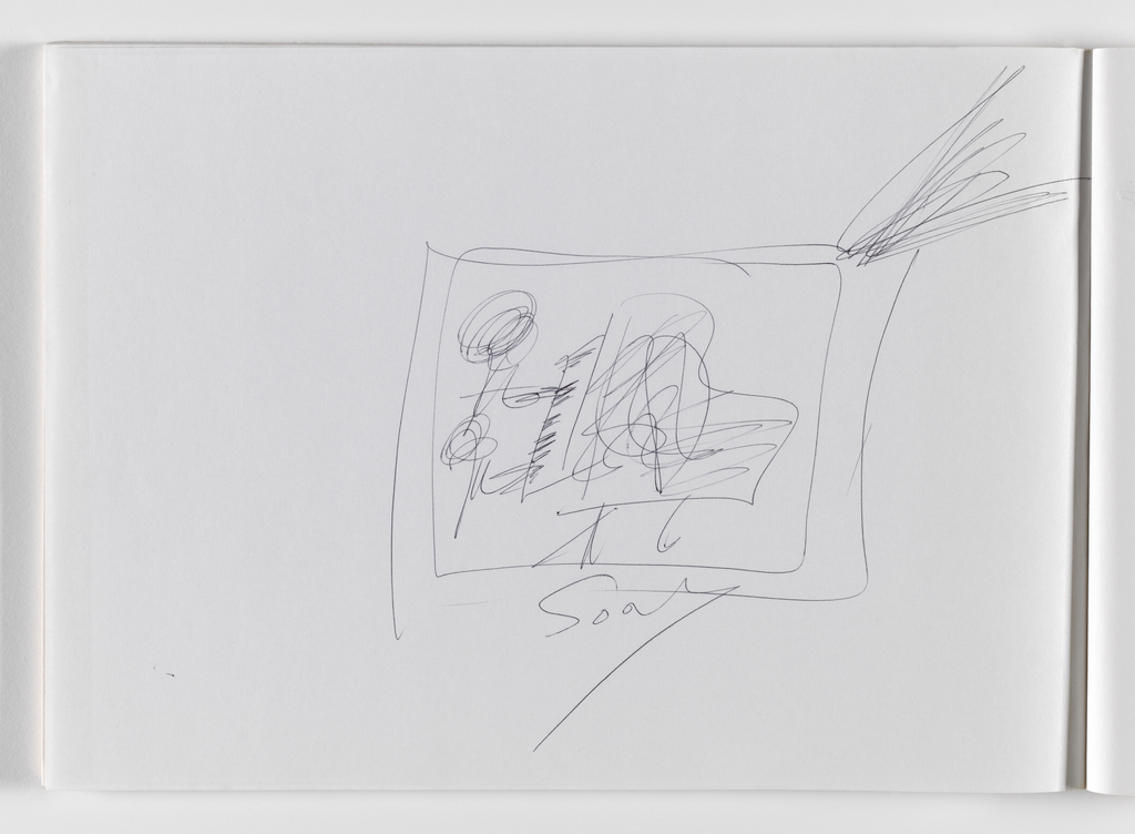 Nam June Paik, Untitled, from Untitled Notebook, 1980 page 11