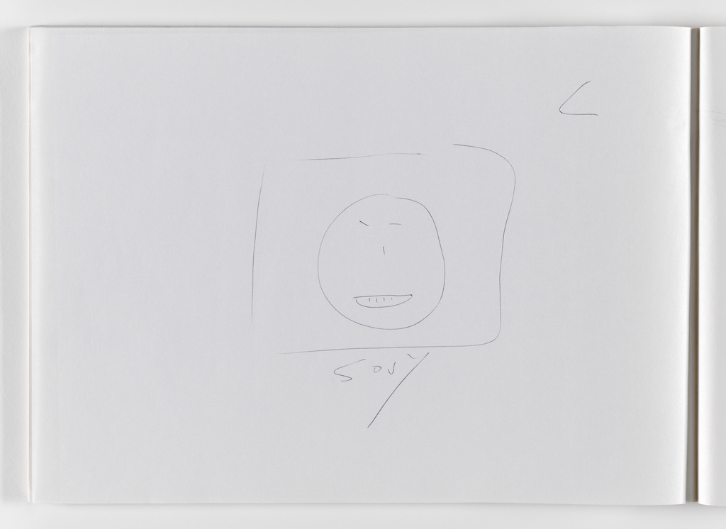 Nam June Paik, Untitled, from Untitled Notebook, 1980 page 12