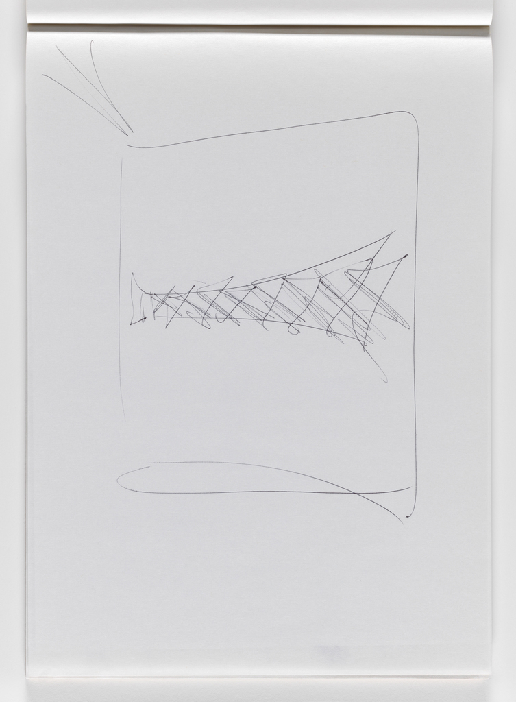 Nam June Paik, Untitled, from Untitled Notebook, 1980 page 13