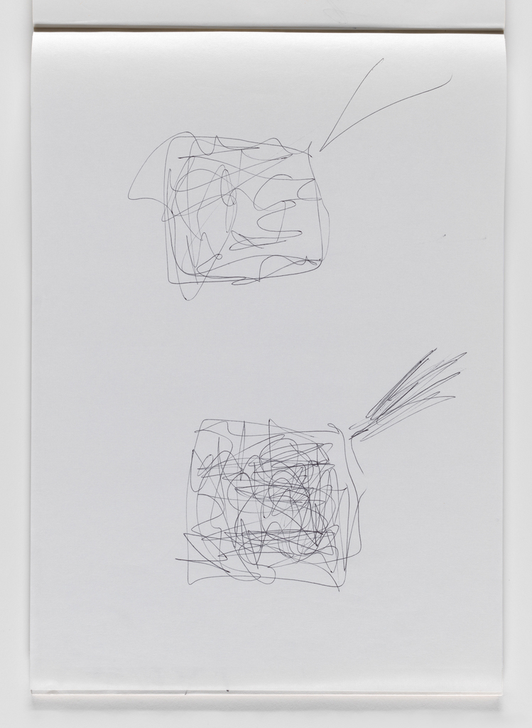 Nam June Paik, Untitled, from Untitled Notebook, 1980 page 18