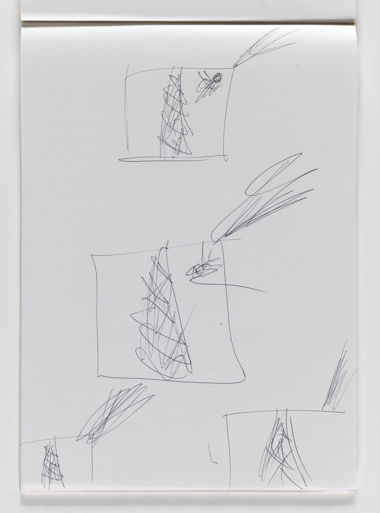 Nam June Paik, Untitled, from Untitled Notebook, 1980 page 23