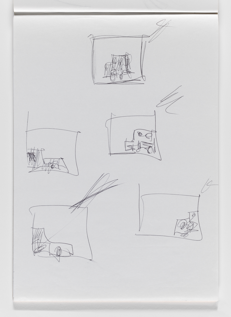 Nam June Paik, Untitled, from Untitled Notebook, 1980 page 25