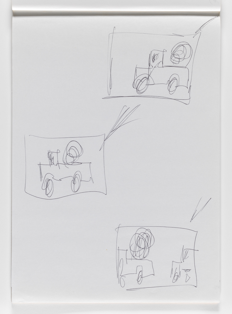 Nam June Paik, Untitled, from Untitled Notebook, 1980 page 33