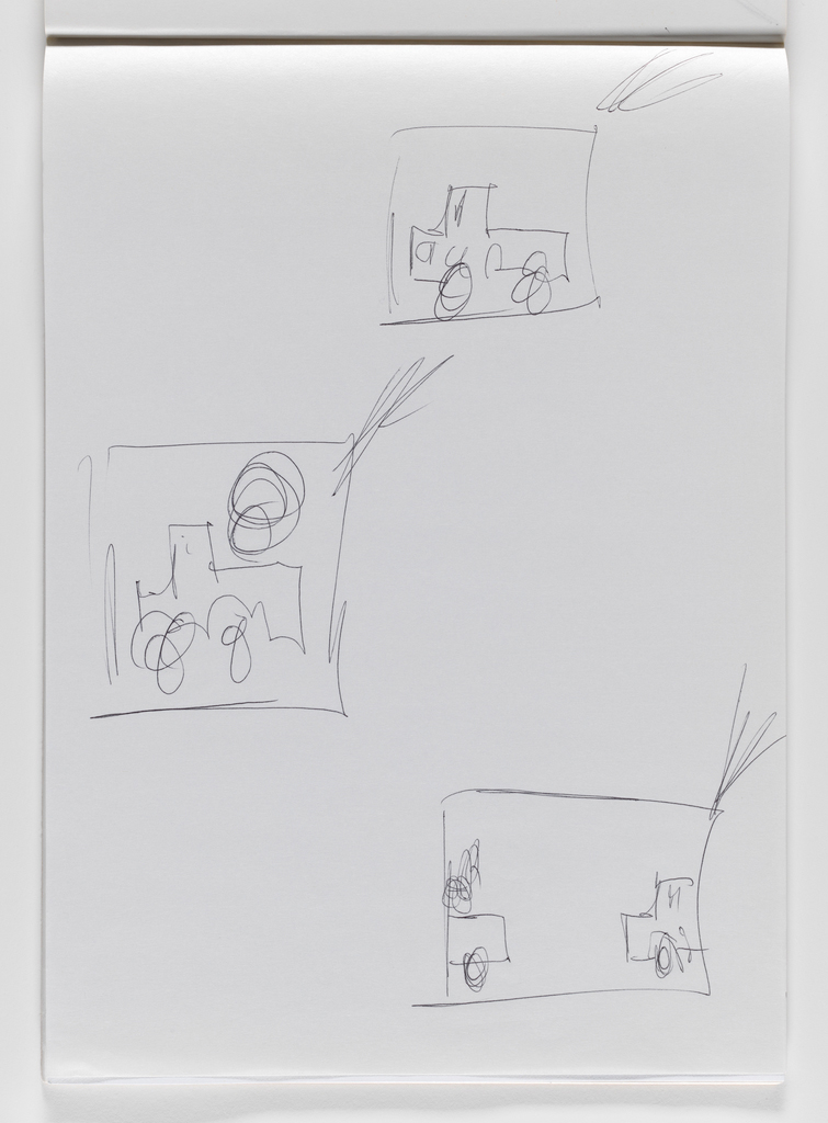 Nam June Paik, Untitled, from Untitled Notebook, 1980 page 34