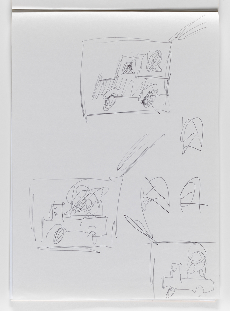 Nam June Paik, Untitled, from Untitled Notebook, 1980 page 35