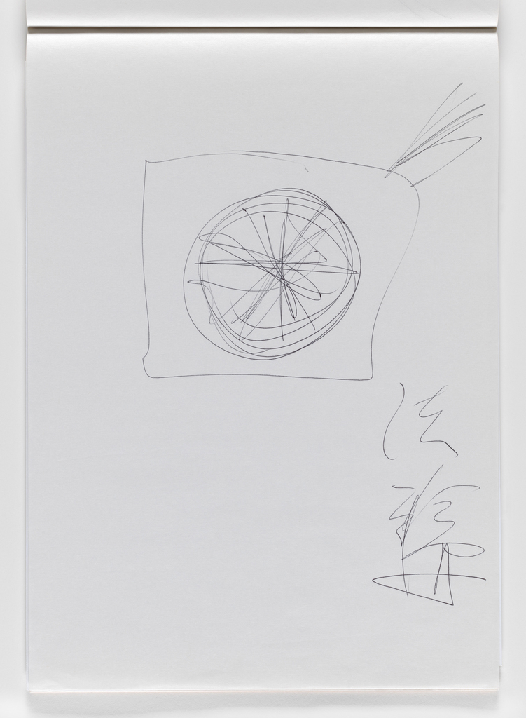 Nam June Paik, Untitled, from Untitled Notebook, 1980 page 36