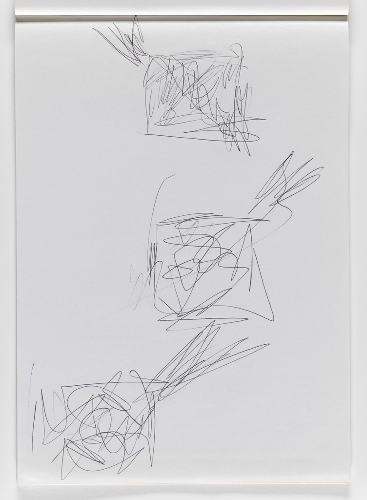 Nam June Paik, Untitled, from Untitled Notebook, 1980 page 39