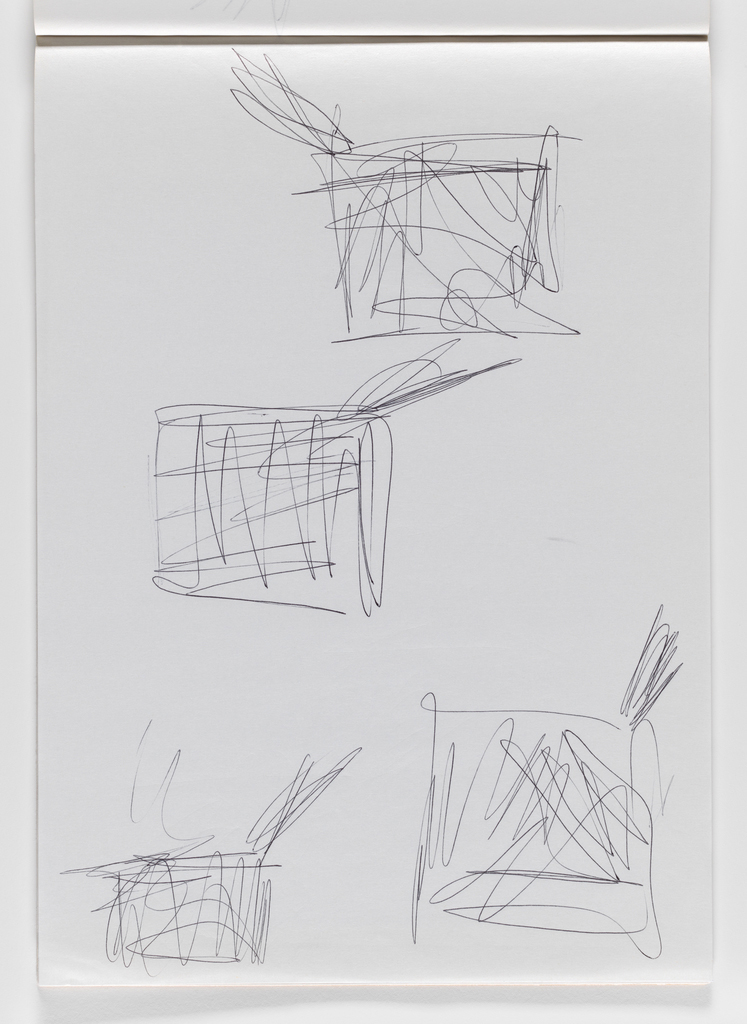 Nam June Paik, Untitled, from Untitled Notebook, 1980 page 40
