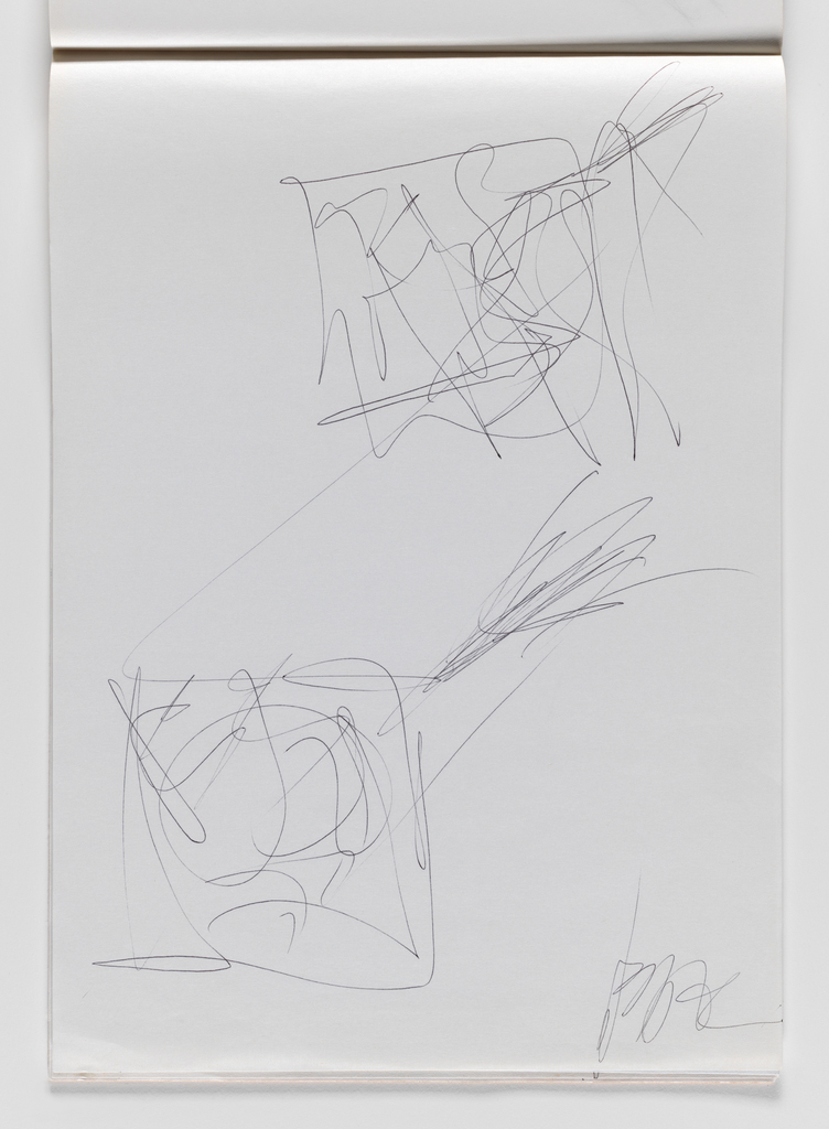 Nam June Paik, Untitled, from Untitled Notebook, 1980 page 44