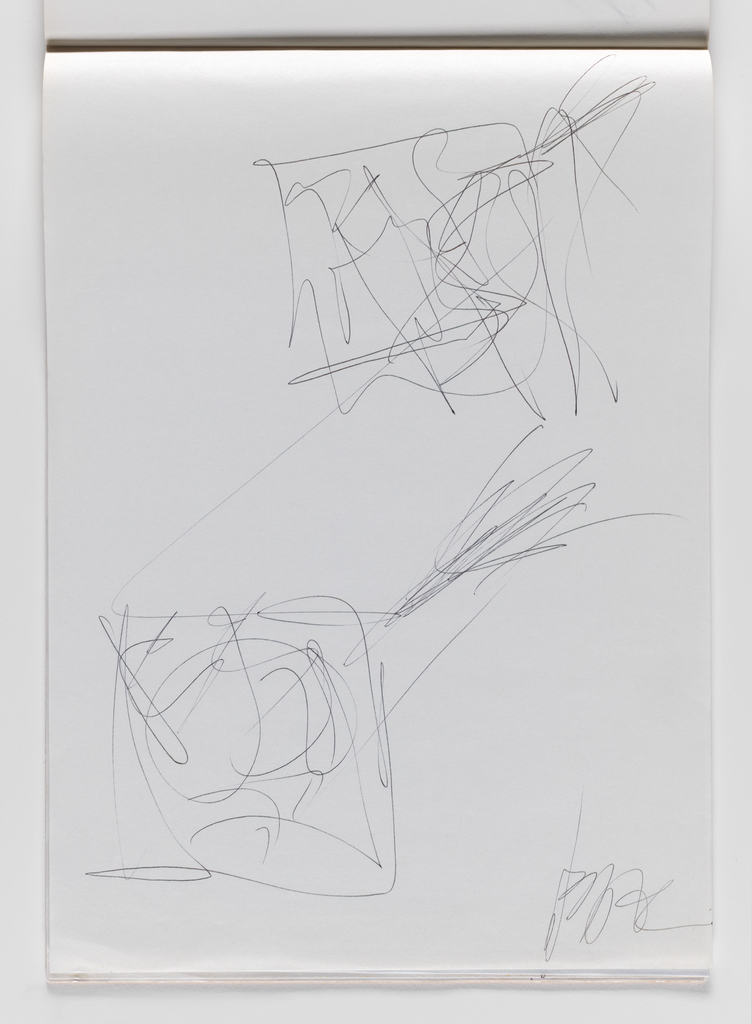 Nam June Paik, Untitled, from Untitled Notebook, 1980 page 45