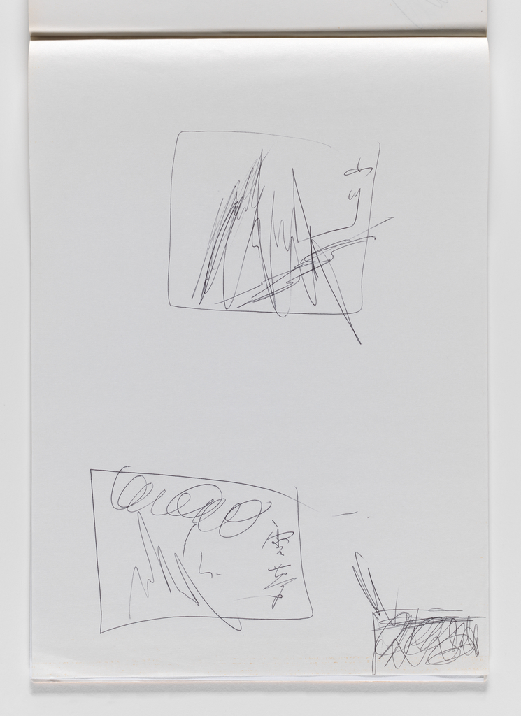 Nam June Paik, Untitled, from Untitled Notebook, 1980 page 46