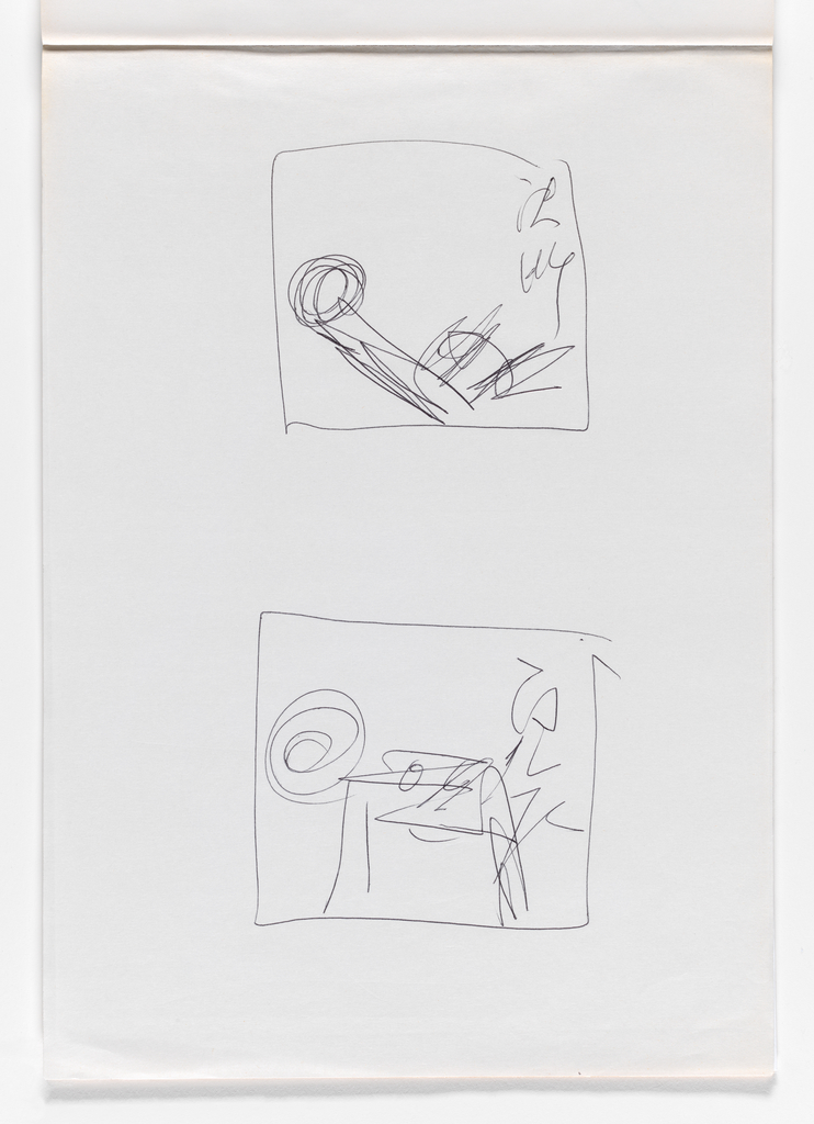 Nam June Paik, Untitled, from Untitled Notebook, 1980 page 47