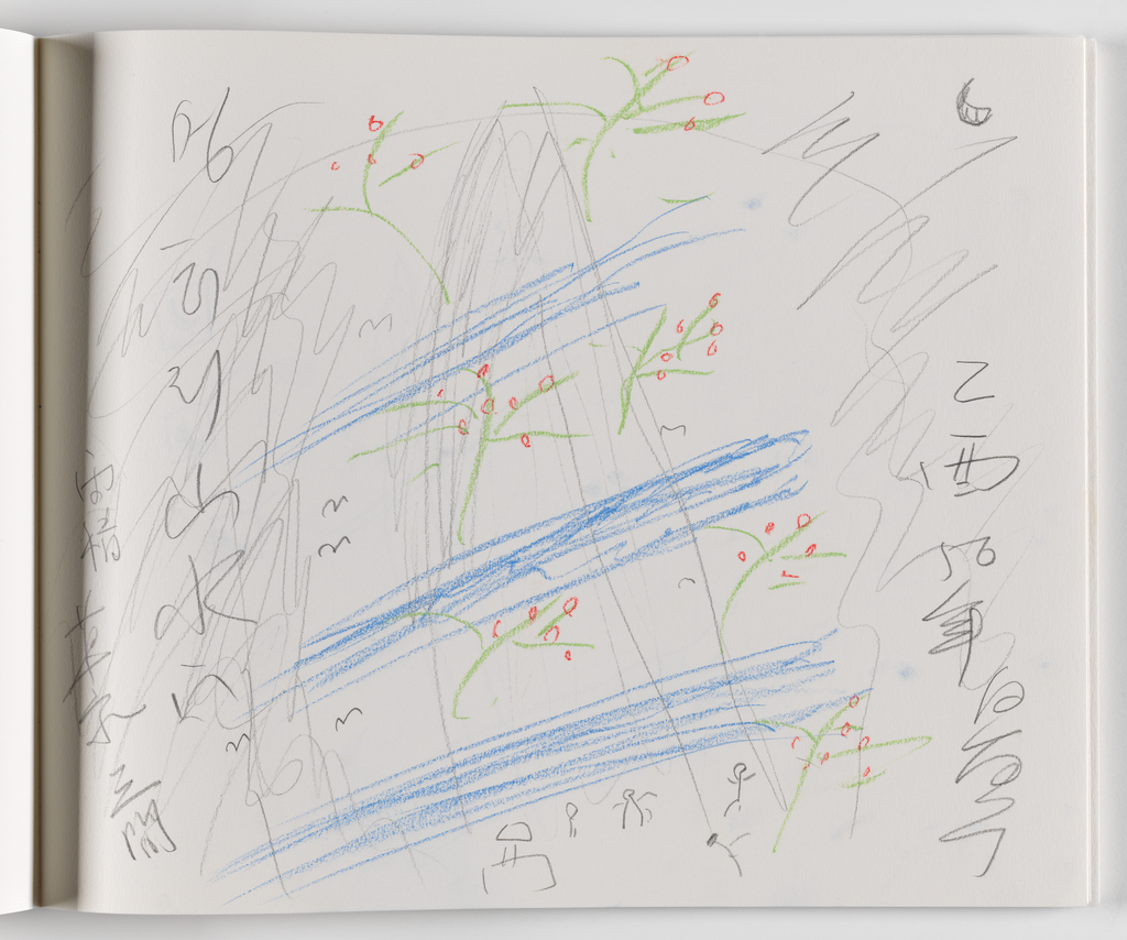 Nam June Paik, A Drawing Notebook, 1996 page 12