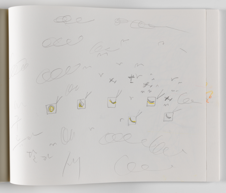 Nam June Paik, A Drawing Notebook, 1996 page 14
