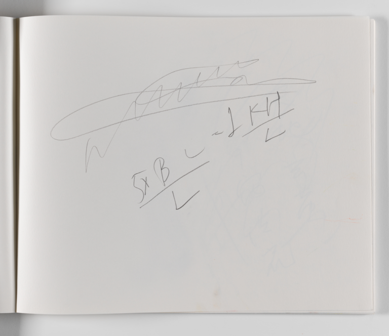 Nam June Paik, A Drawing Notebook, 1996 page 21